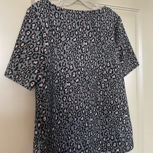Loft leopard print top
